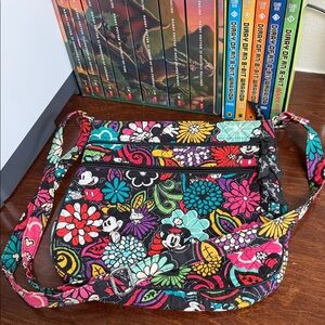 Vera Bradley x Disney Mickey’s Magical Blooms Triple Zip Hipster - Like New